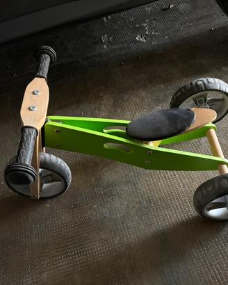 Bicicletta in legno
