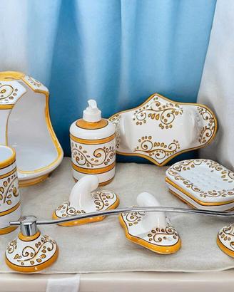 servizio bagno in ceramica vieetrese