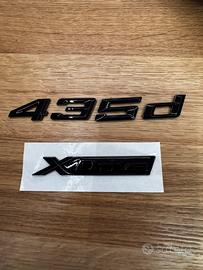 BMW 435 d xdrive scritta nera
