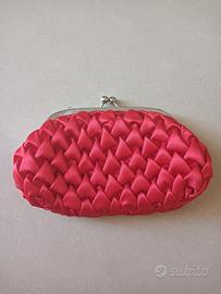 Pochette raso rosso 