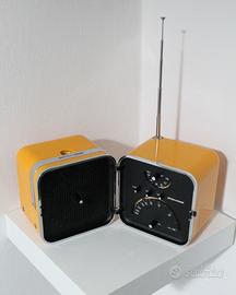 Brionvega TS502 Radio Cubo Gialla Impeccabile 