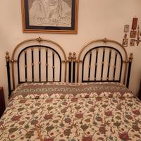 letto con testata antica fine '800