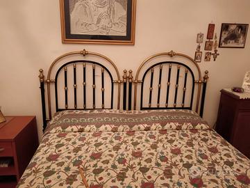 letto con testata antica fine '800