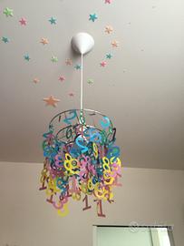 Lampadario colorato bambini