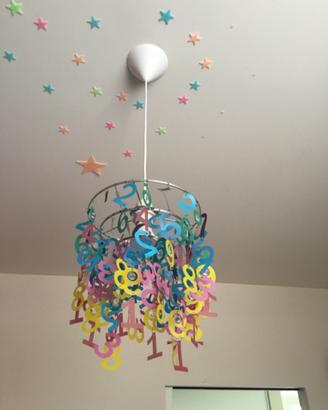Lampadario colorato bambini