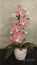 orchidea all'uncinetto 