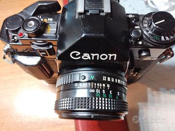 CANON A1 Reflex CANON FDn 50 f 1.8 Winder A