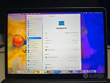 Macbook Air M1 256gb grigio siderale