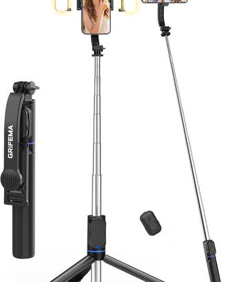 bastone per selfie con luce led