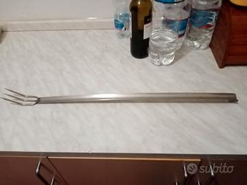 Forchettone barbecue in acciaio 18-10 Lungo 70cm