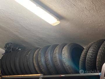 Gomme slick e rain supermotard