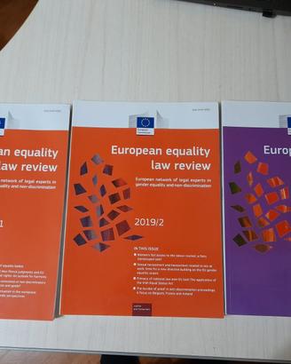 3 Libri European Equality Law Review Commissione E