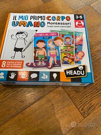 Gioco montessoriano - il mionprimo corpo umano