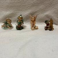 4 statuette in ceramica