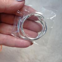 Argento anelli e cerchi