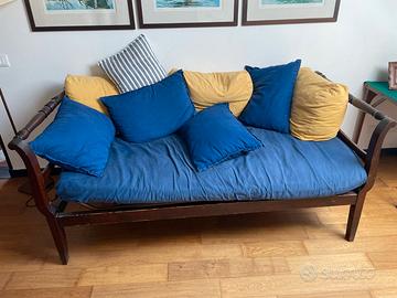 ANTICHITA'- LETTO GENOVESE META' 1800