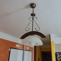 Lampadario stile rustico