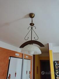 Lampadario stile rustico