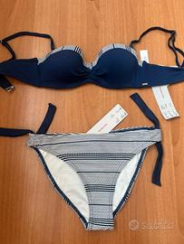 Triumph Costume da Mare righe Blu /Bianco Tg 42B