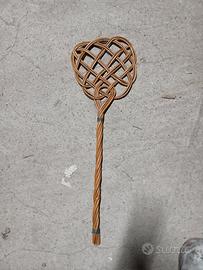 battipanni vintage in vimini 