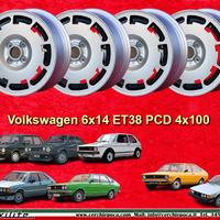 4 pz cerchi Volkswagen Pirelli 6x14 Golf GTI Sciro