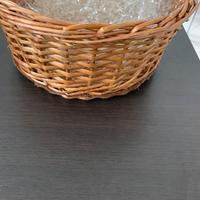 Cesta in vimini diametro 27 cm