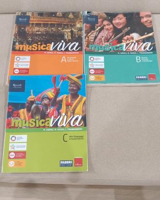 Musica viva A B e C  tre volumi