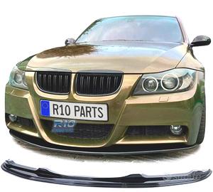 SPOILER LIP BMW E90 E91 05-08 LOOK M NERO LUCIDO