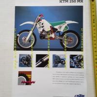 KTM 250 Cross 1991 depliant ITALIANO moto original