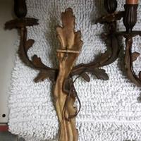 LAMPADE vintage coppia da parete
