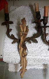 LAMPADE vintage coppia da parete