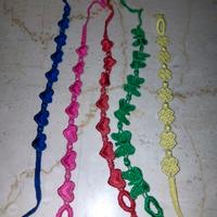 Braccialetti uncinetto donna 