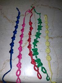 Braccialetti uncinetto donna 