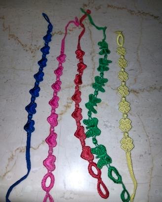 Braccialetti uncinetto donna 