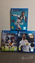 lotto giochi ps4: fifa 16, fifa 18 e fifa 19
