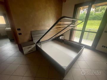 Letto contenitore e comodini