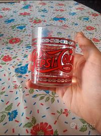 Bicchiere Originale Pepsi-Cola degli anni Settanta