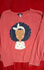 T-shirt bimba con stampa