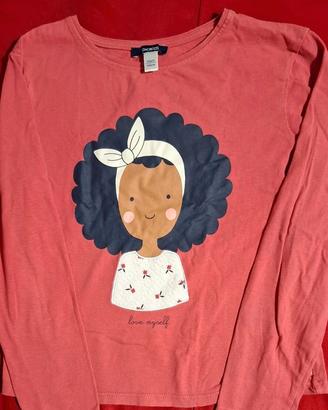 T-shirt bimba con stampa