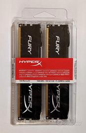 16GB 1600Mhz XFURY HyperX DDR3-8GB 