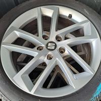 4 cerchi in lega 17 originali seat leon
