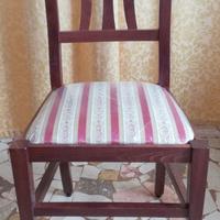 Sedie x6 stile classico qualità TOP seduta tessuto