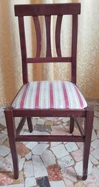 Sedie x6 stile classico qualità TOP seduta tessuto