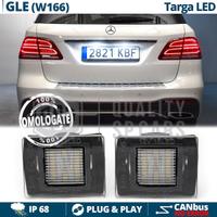 Luci Targa LED Per Mercedes Classe GLE W166 CANbus