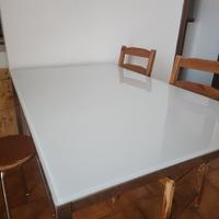 tavolo vetro bianco ikea