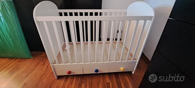 LETTINO IKEA CON 3 CASSETTI E MATERASSO