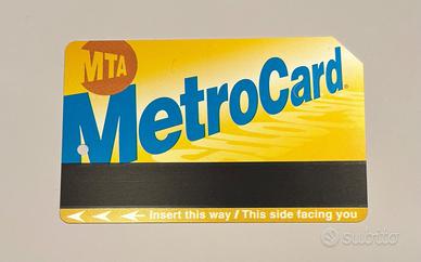 Metro card per collezionisti