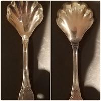 Cucchiao in argento fine 800 con simbolo alchemico