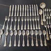 Servizio posate completo Argento Massiccio 800 