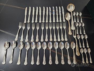 Servizio posate completo Argento Massiccio 800 
